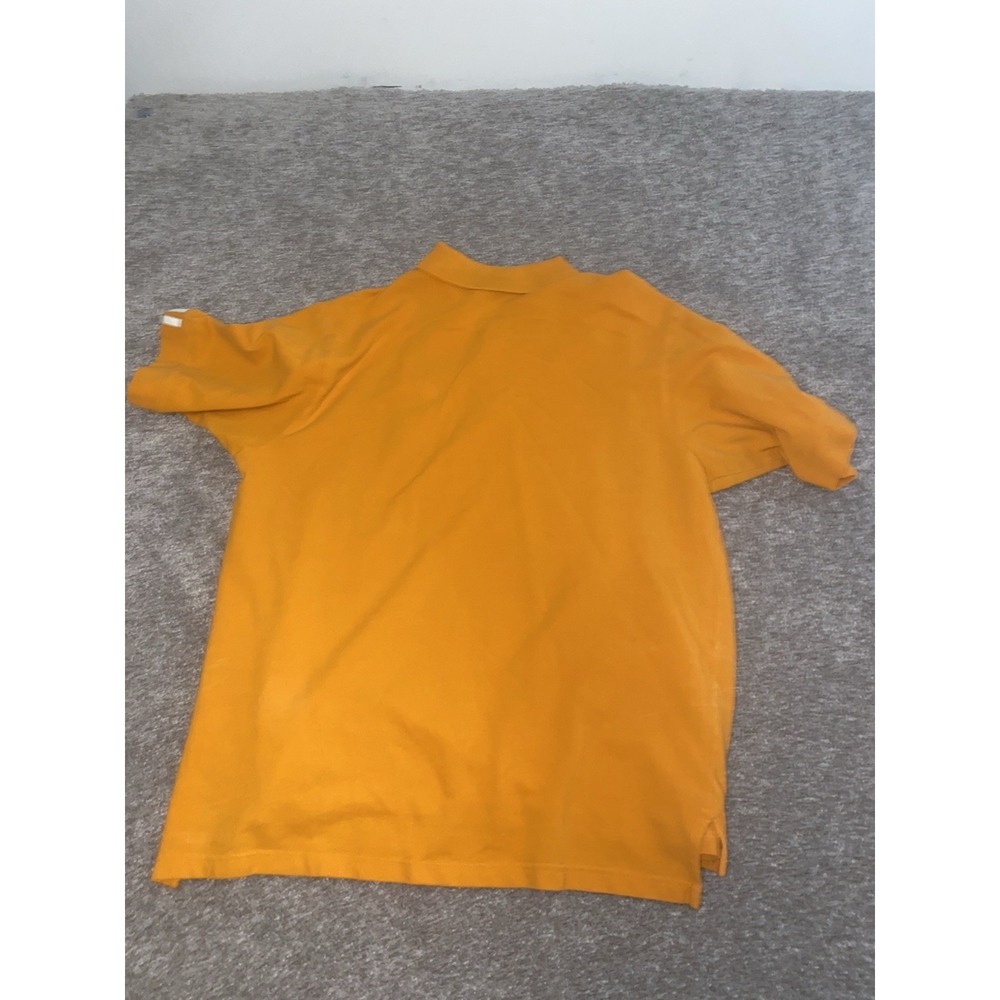 Adidas Tennessee Volunteers Vols Polo Shirt Orange Short Sleeve Men Large NCAA - Picture 8 of 8